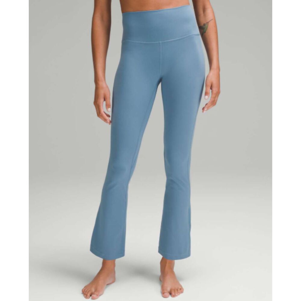 Lululemon Align High-Rise Mini-Flared Pant 28", Utility Blue, Size 6, W5FCHS